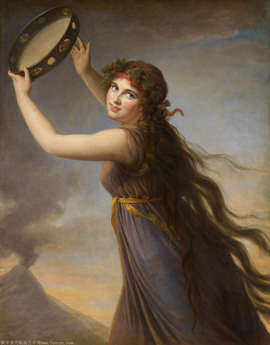 法国18世纪画家专辑【29】著名肖像女画家 07lisabeth vigée le